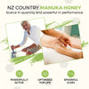 NZ Country East Cape 100% UMF 15+ Pure Manuka Honey | Non-GMO Monofloral MGO 514+ | Therapeutic/Food Grade with Internal and External Healing Properties | Unpasteurized and Chemical-Free