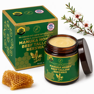 Manuka Honey Tallow Balm UMF 15+ · Grass-Finished